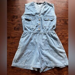 Denim One Piece Romper size smalll